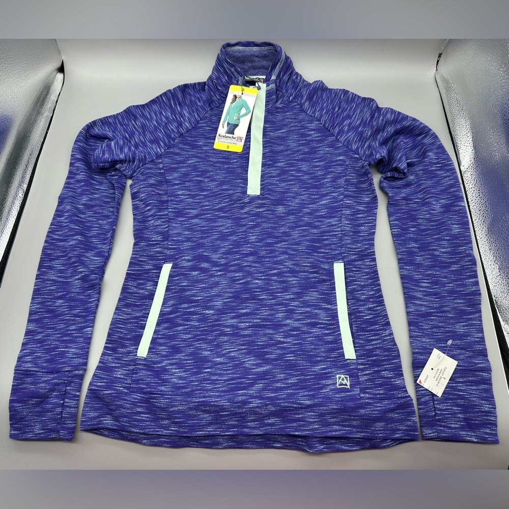 Avalanche Ladies' Loma Snap Neck Pullover - Purple